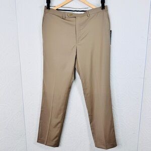NEW Ralph Lauren Pants Men's 34x32 Embry Dress Slacks Trousers Beige Wool Blend